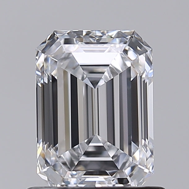 1.02 Carat Emerald Shaped, Excellent Cut, D Color, VVS1 Clarity, IGI Certified Lab Grown Diamond