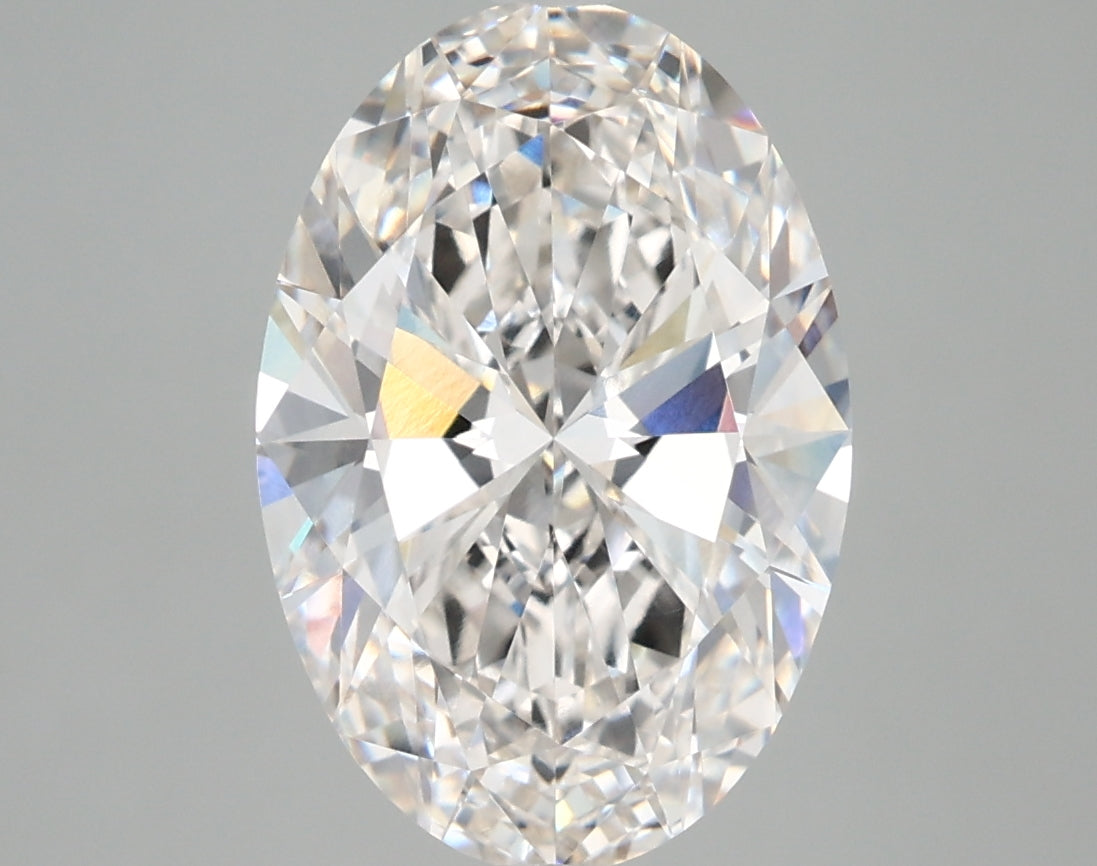 4.01 Carat Oval Shaped, Very Good Cut, F Color, VVS1 Clarity, IGI Certified Lab Grown Diamond