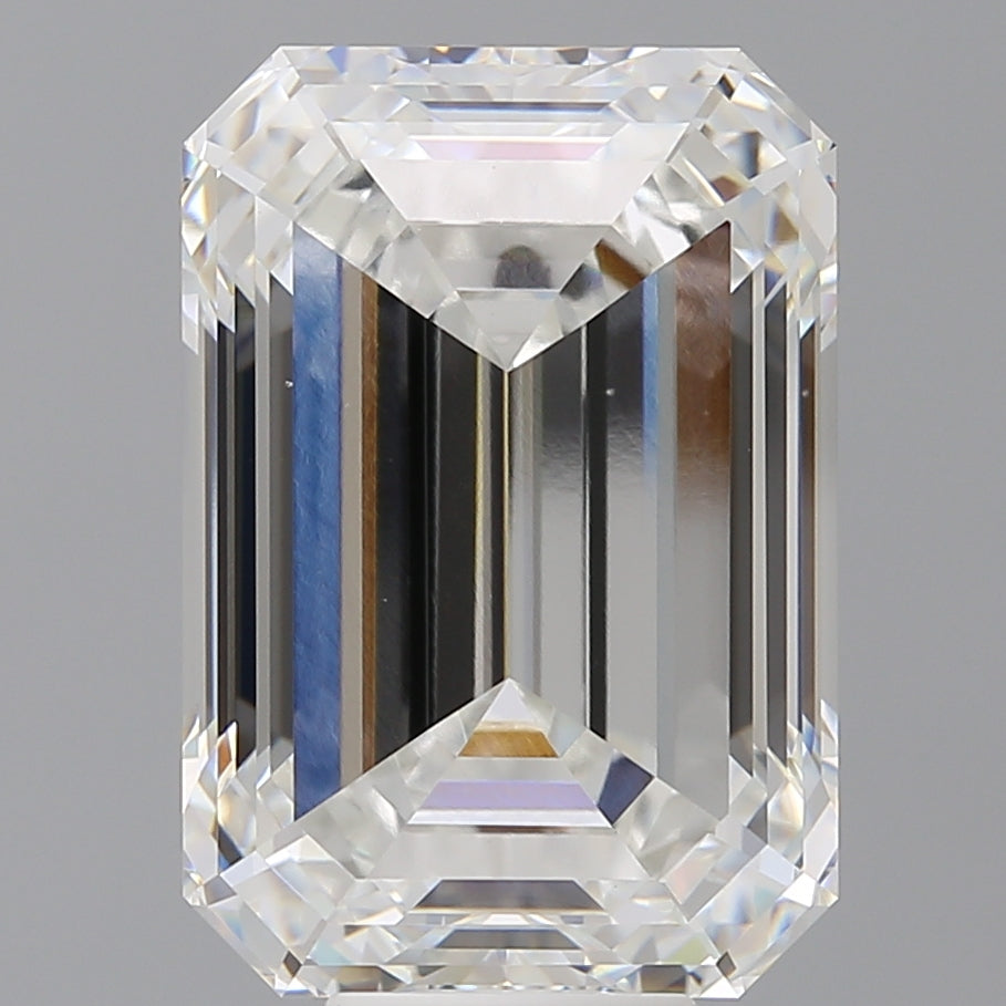 11.57 Carat Emerald Shaped, Ideal Cut, E Color, VS1 Clarity, IGI Certified Lab Grown Diamond