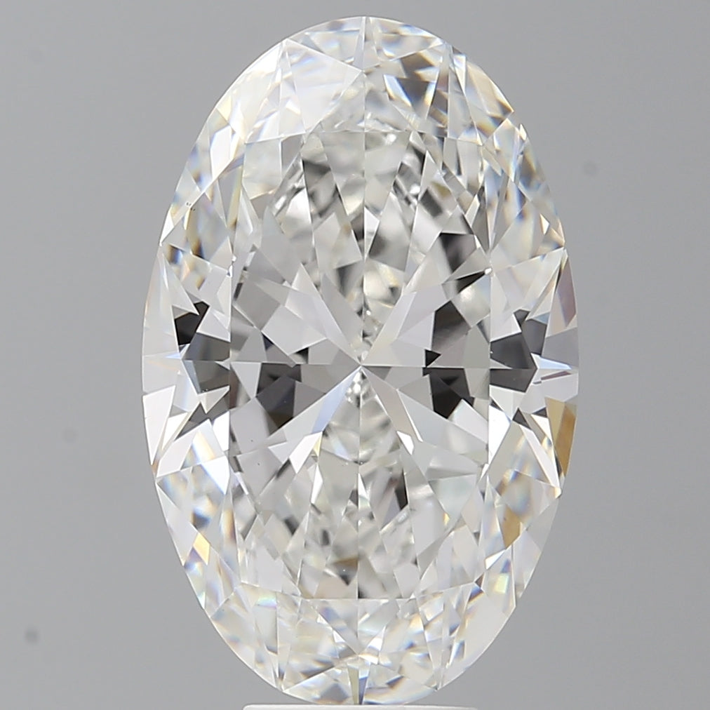 8.09 Carat Oval Shaped, Ideal Cut, F Color, VVS2 Clarity, IGI Certified Lab Grown Diamond