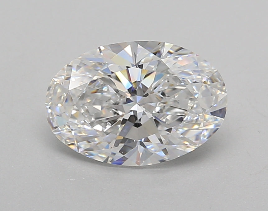 1.50 Carat Oval Shaped, Excellent Cut, D Color, VS1 Clarity, IGI Certified Lab Grown Diamond