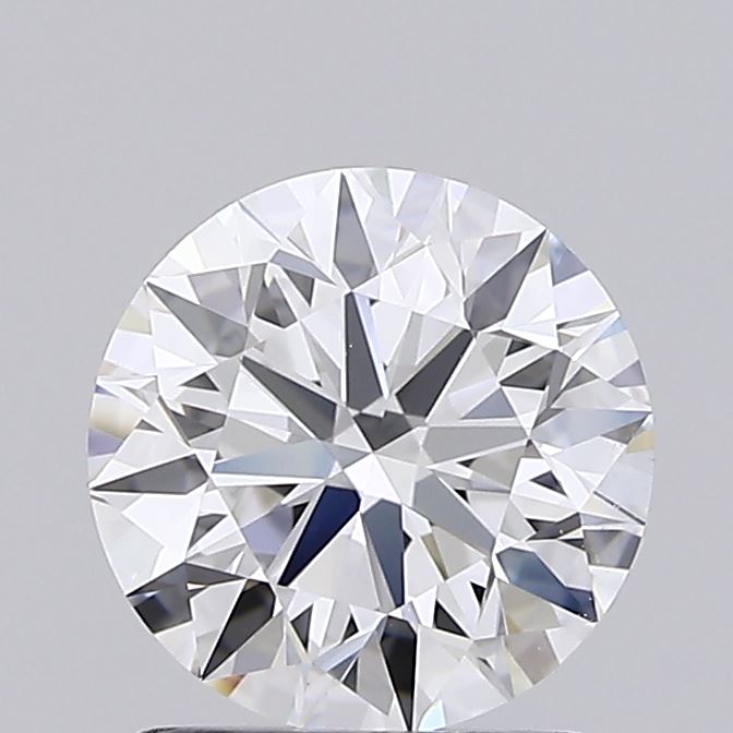1.58 Carat Round Shaped, Ideal Cut, D Color, VVS2 Clarity, IGI Certified Lab Grown Diamond