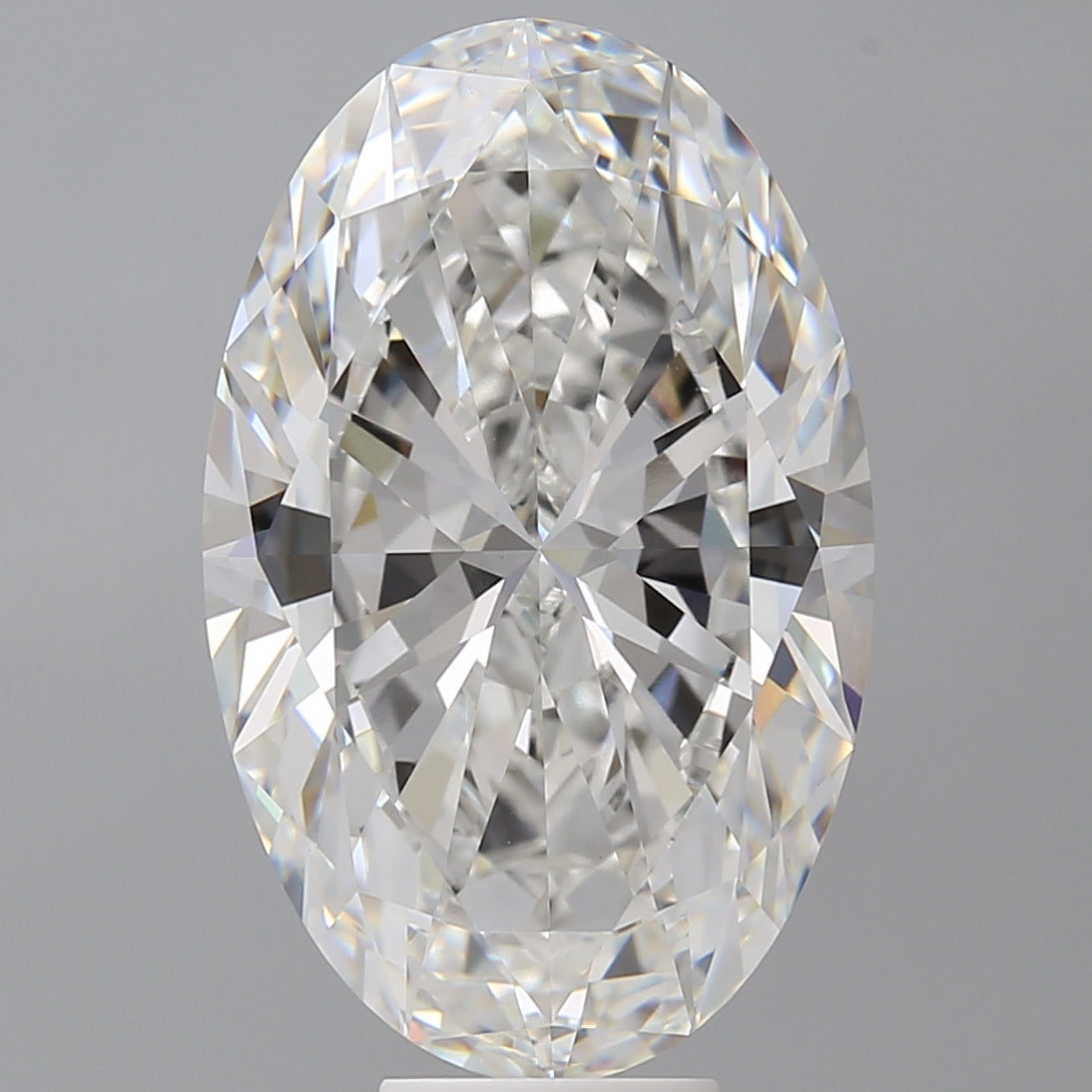 10.06 Carat Oval Shaped, Ideal Cut, F Color, VVS2 Clarity, IGI Certified Lab Grown Diamond
