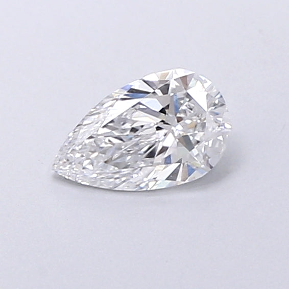 0.39 Carat Pear Shaped, Very Good Cut, D Color, VS1 Clarity, IGI Certified Lab Grown Diamond