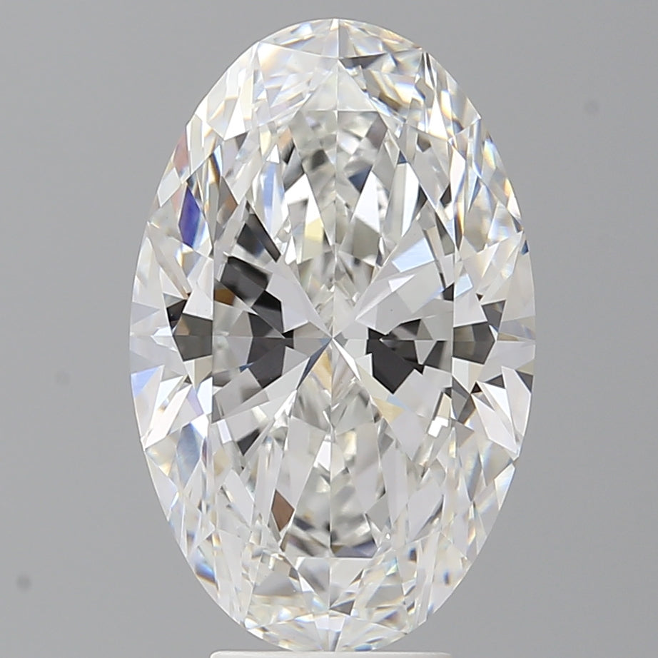 6.09 Carat Oval Shaped, Ideal Cut, E Color, VVS2 Clarity, IGI Certified Lab Grown Diamond