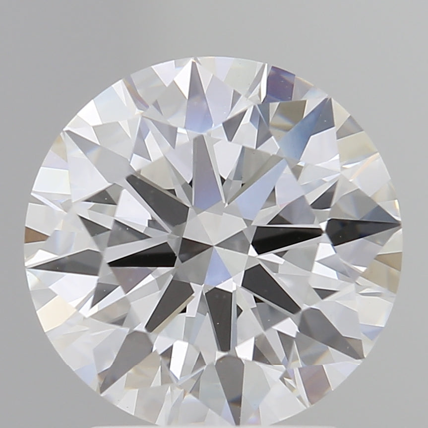 2.59 Carat Round Shaped, Ideal Cut, E Color, VVS2 Clarity, IGI Certified Lab Grown Diamond