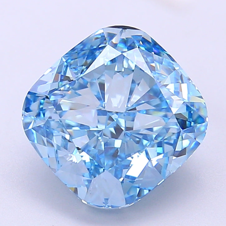 3.91 Carat Cushion Shaped, Very Good Cut, VS1 Clarity, IGI Certified Lab Grown Diamond