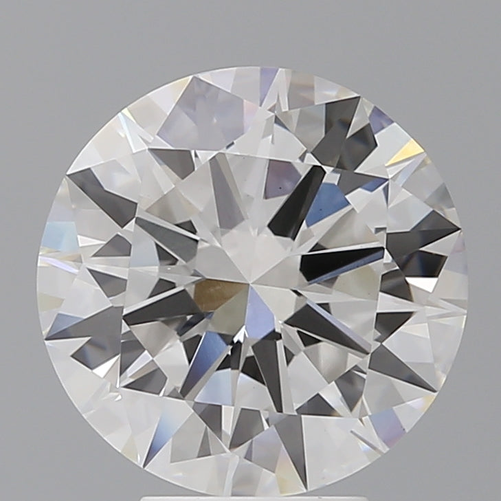 5.01 Carat Round Shaped, Excellent Cut, F Color, VVS2 Clarity, IGI Certified Lab Grown Diamond