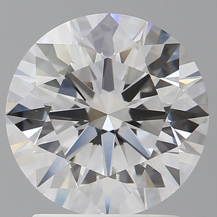 2.01 Carat Round Shaped, Ideal Cut, E Color, VVS2 Clarity, IGI Certified Lab Grown Diamond