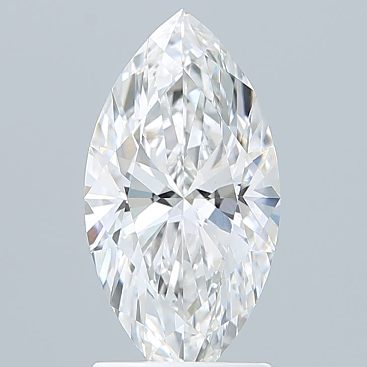 1.81 Carat Marquise Shaped, Ideal Cut, E Color, VVS2 Clarity, IGI Certified Lab Grown Diamond