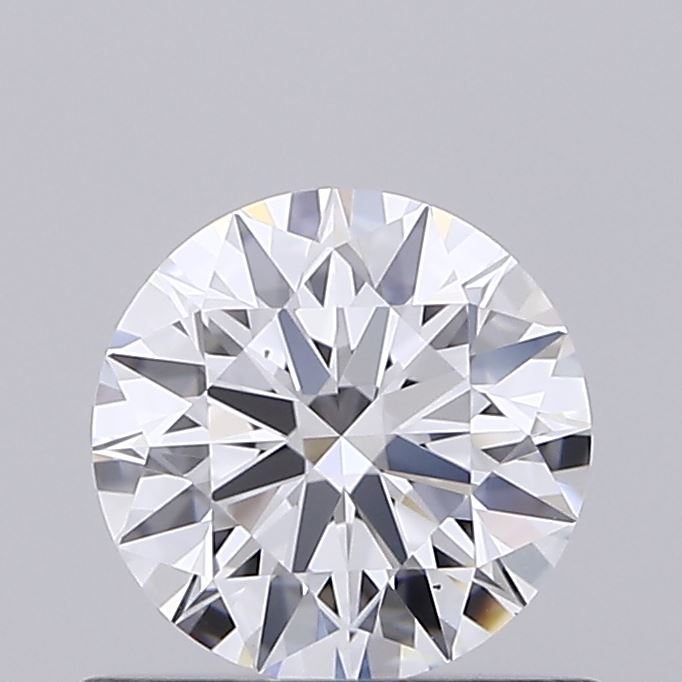 0.53 Carat Round Shaped, Ideal Cut, D Color, VVS2 Clarity, IGI Certified Lab Grown Diamond