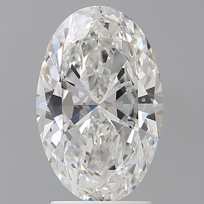 2.53 Carat Oval Shaped, Ideal Cut, E Color, VS1 Clarity, IGI Certified Lab Grown Diamond