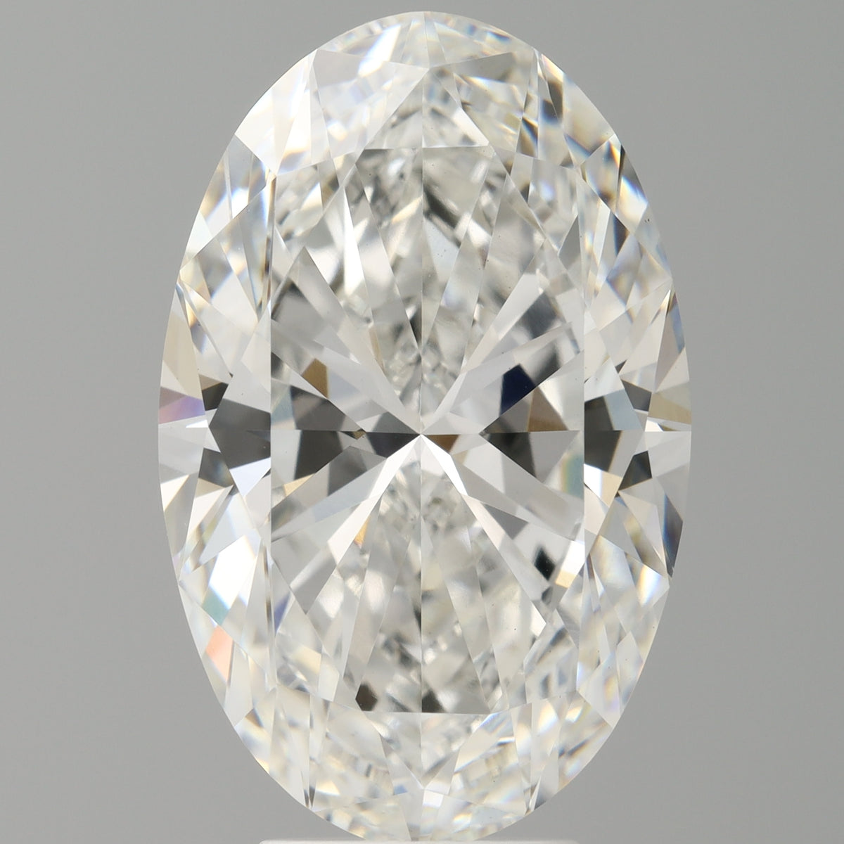 6.10 Carat Oval Shaped, Ideal Cut, E Color, VVS2 Clarity, IGI Certified Lab Grown Diamond