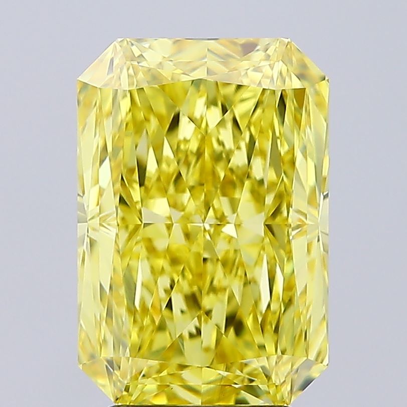3.80 Carat Radiant Shaped, Ideal Cut, VVS2 Clarity, IGI Certified Lab Grown Diamond