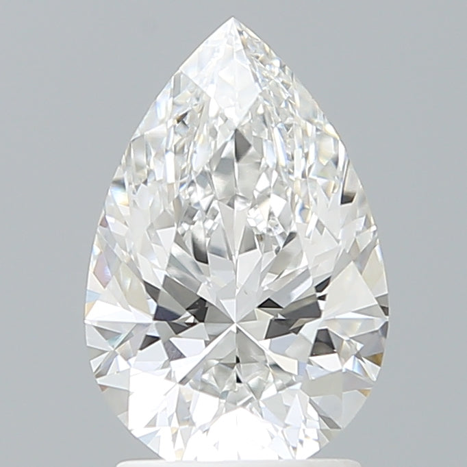 2.20 Carat Pear Shaped, Excellent Cut, E Color, VVS1 Clarity, IGI Certified Lab Grown Diamond