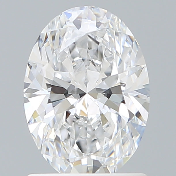 1.32 Carat Oval Shaped, Ideal Cut, D Color, VVS2 Clarity, IGI Certified Lab Grown Diamond