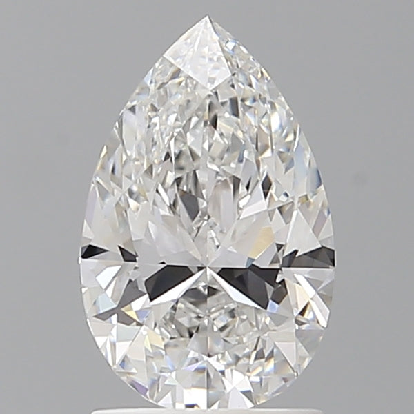 1.60 Carat Pear Shaped, Ideal Cut, E Color, VVS2 Clarity, IGI Certified Lab Grown Diamond