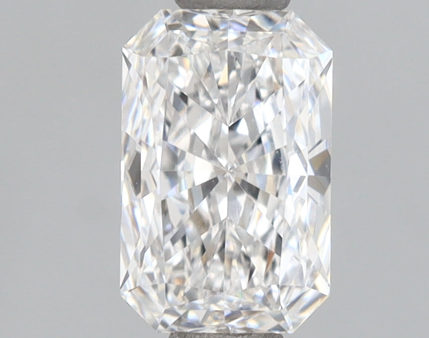 1.08 Carat Radiant Shaped, Excellent Cut, D Color, VVS1 Clarity, IGI Certified Lab Grown Diamond