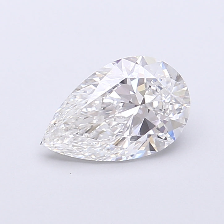 1.03 Carat Pear Shaped, Very Good Cut, D Color, VVS2 Clarity, IGI Certified Lab Grown Diamond