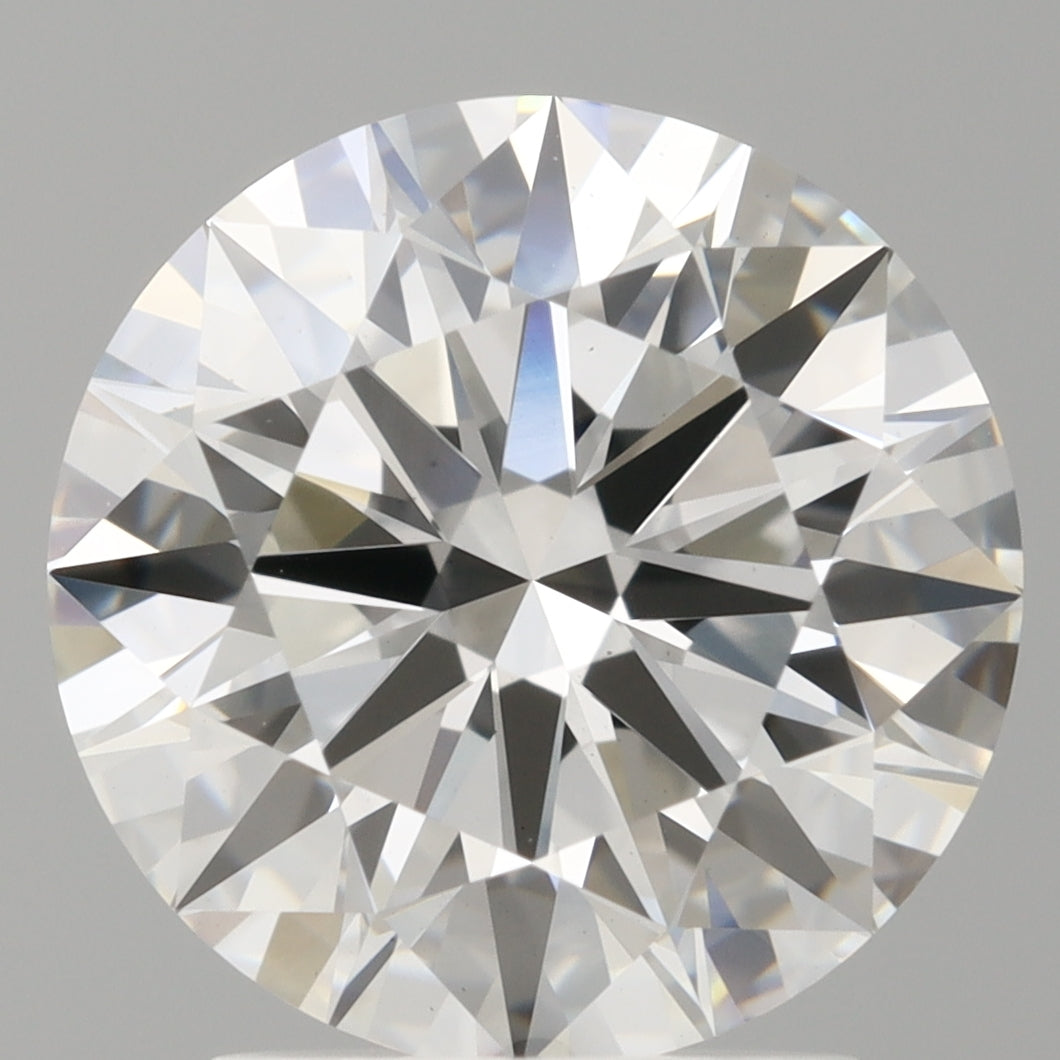 2.59 Carat Round Shaped, Ideal Cut, E Color, VS1 Clarity, IGI Certified Lab Grown Diamond