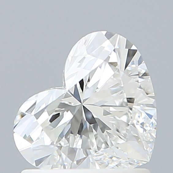 1.04 Carat Heart Shaped, Ideal Cut, D Color, VVS1 Clarity, IGI Certified Lab Grown Diamond