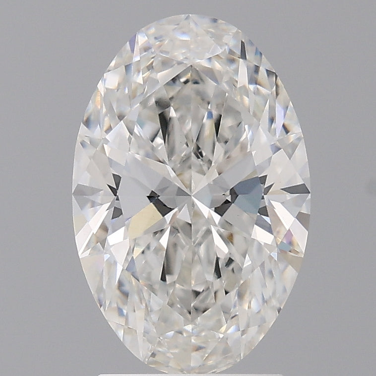 2.58 Carat Oval Shaped, Ideal Cut, E Color, VVS2 Clarity, IGI Certified Lab Grown Diamond