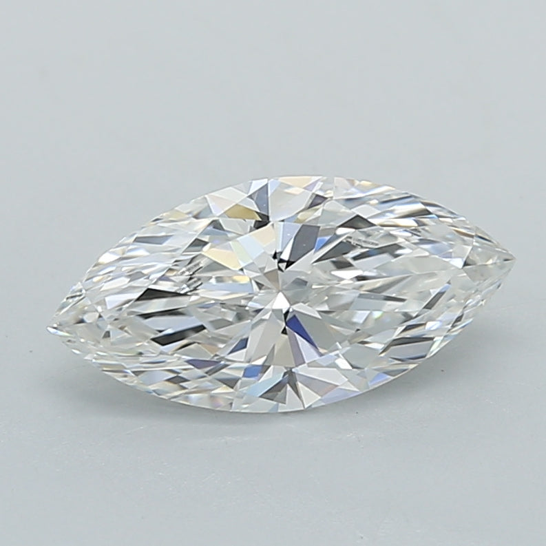 1.03 Carat Marquise Shaped, Ideal Cut, F Color, VVS2 Clarity, IGI Certified Lab Grown Diamond