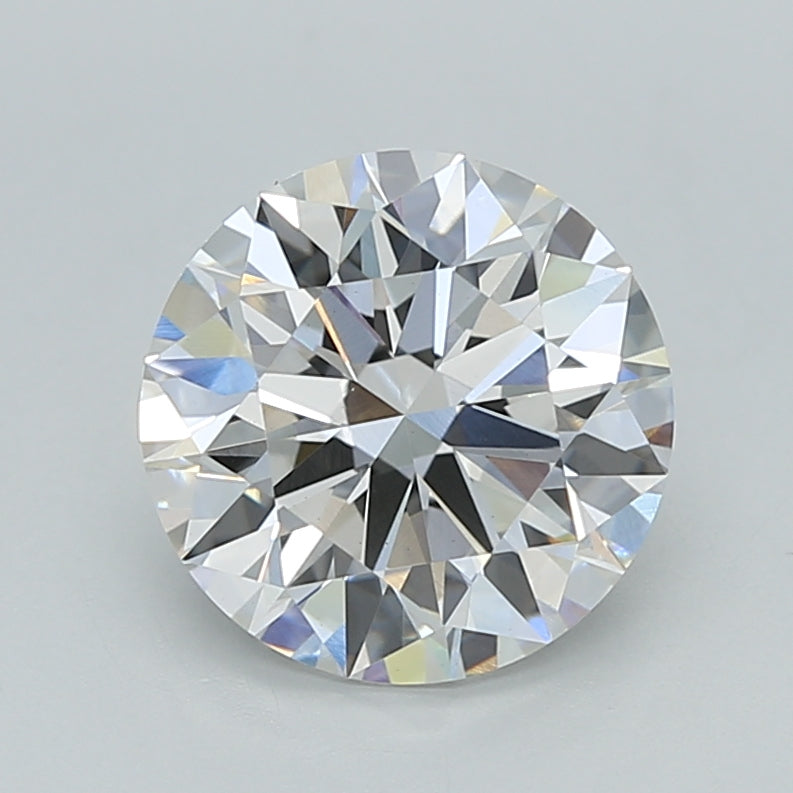 2.05 Carat Round Shaped, Ideal Cut, F Color, VS1 Clarity, IGI Certified Lab Grown Diamond