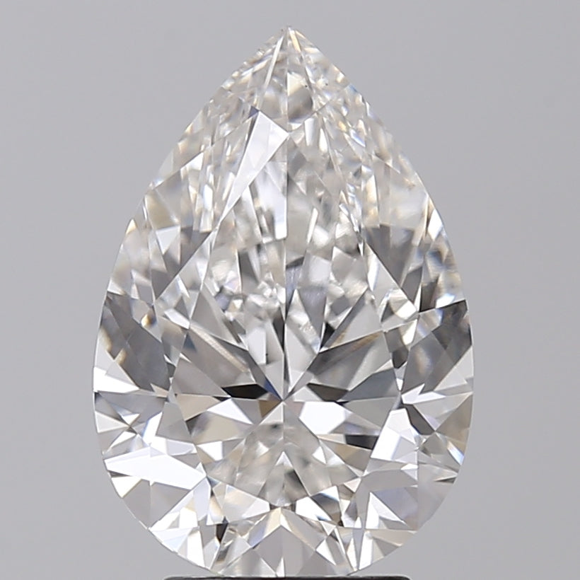 4.09 Carat Pear Shaped, Ideal Cut, G Color, VS1 Clarity, IGI Certified Lab Grown Diamond