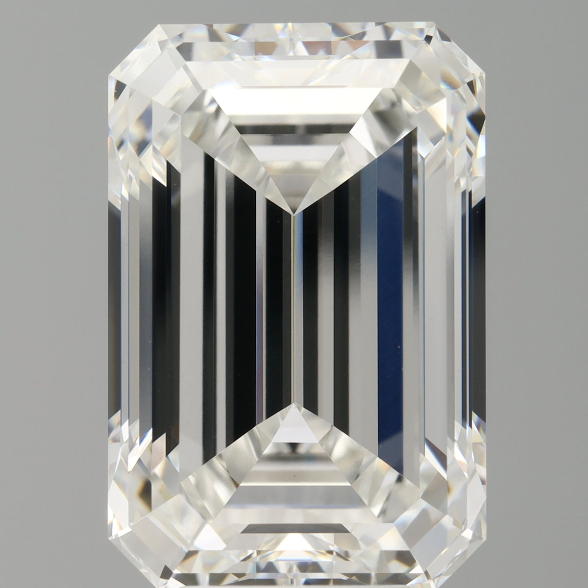 8.10 Carat Emerald Shaped, Ideal Cut, F Color, VVS2 Clarity, IGI Certified Lab Grown Diamond