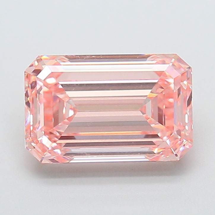 5.18 Carat Emerald Shaped, Very Good Cut, VVS2 Clarity, IGI Certified Lab Grown Diamond