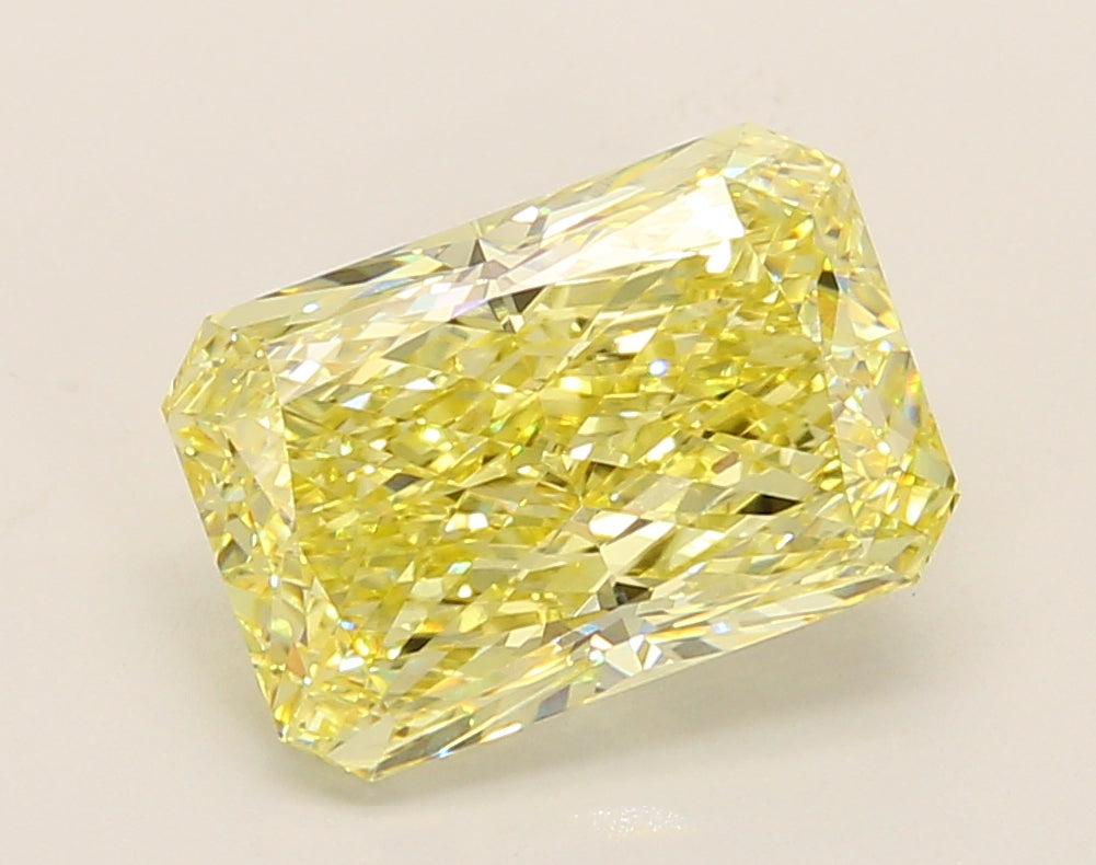 4.02 Carat Radiant Shaped, Ideal Cut, VVS2 Clarity, IGI Certified Lab Grown Diamond