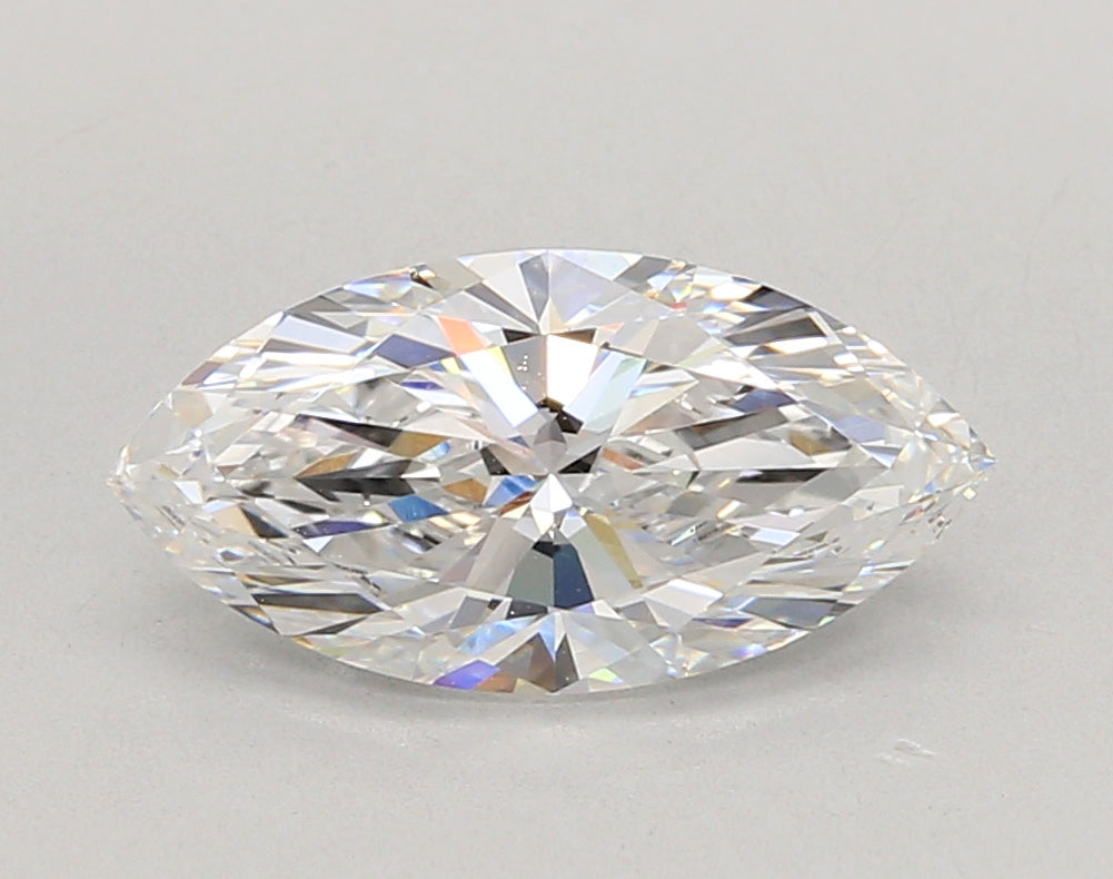 2.06 Carat Marquise Shaped, Ideal Cut, D Color, VVS1 Clarity, IGI Certified Lab Grown Diamond
