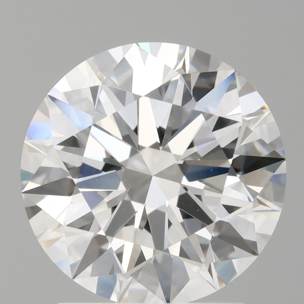 2.08 Carat Round Shaped, Ideal Cut, E Color, VVS2 Clarity, IGI Certified Lab Grown Diamond