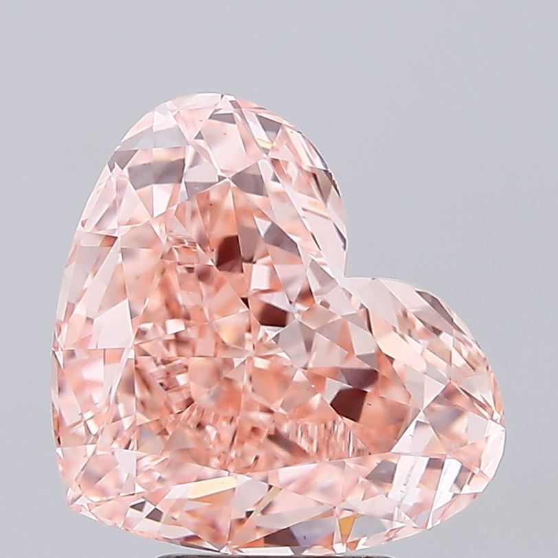 5.11 Carat Heart Shaped, Very Good Cut, VS1 Clarity, IGI Certified Lab Grown Diamond