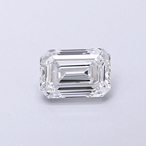 0.40 Carat Emerald Shaped, Very Good Cut, D Color, VVS1 Clarity, IGI Certified Lab Grown Diamond