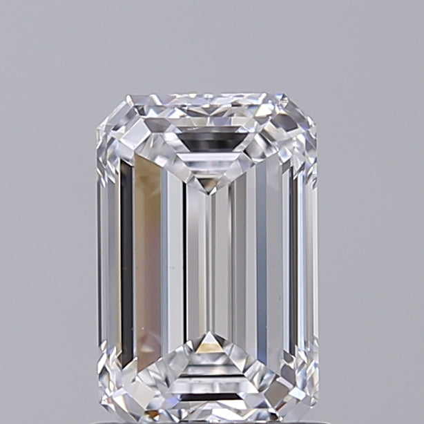 1.50 Carat Emerald Shaped, Ideal Cut, D Color, VS1 Clarity, IGI Certified Lab Grown Diamond