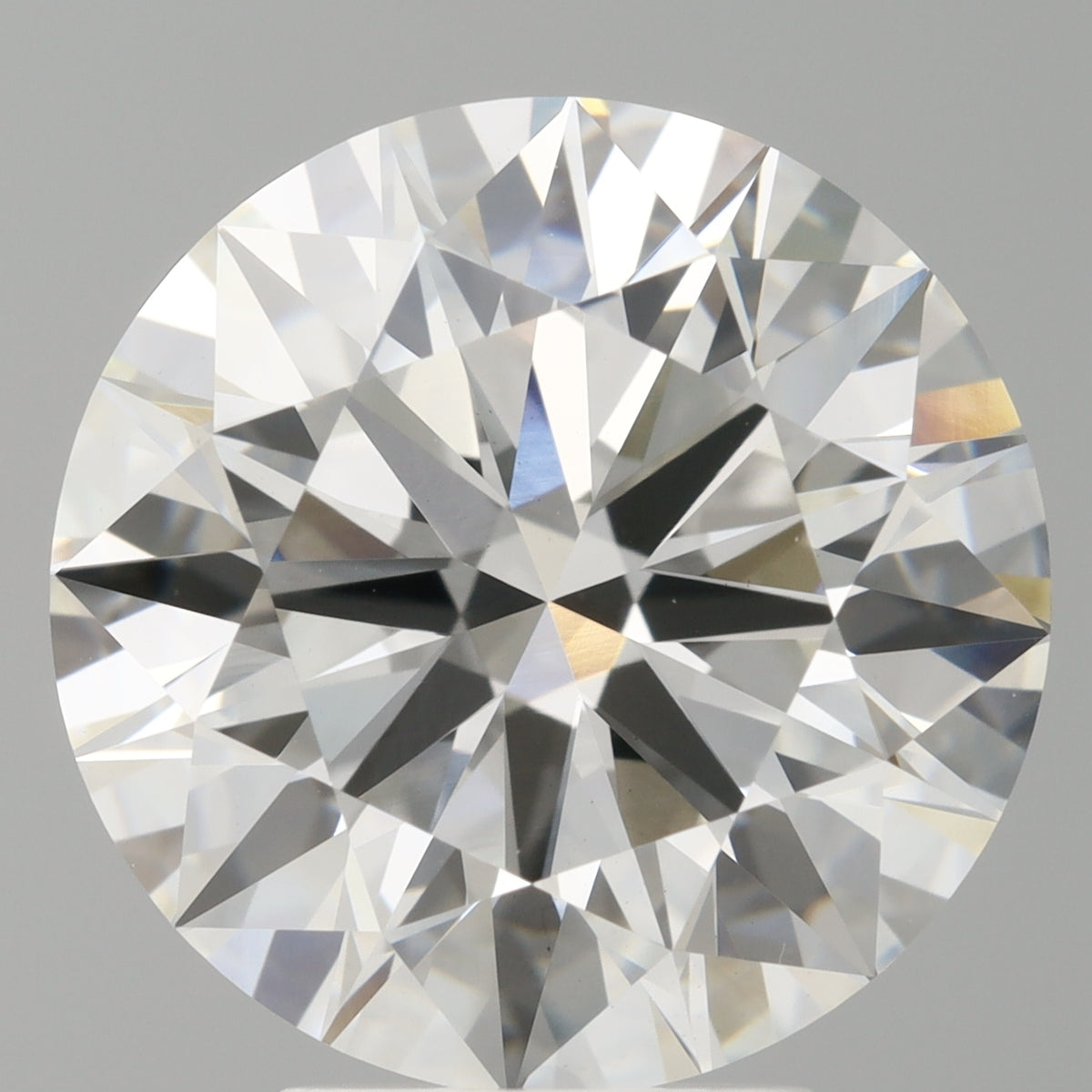 5.02 Carat Round Shaped, Ideal Cut, F Color, VVS2 Clarity, IGI Certified Lab Grown Diamond