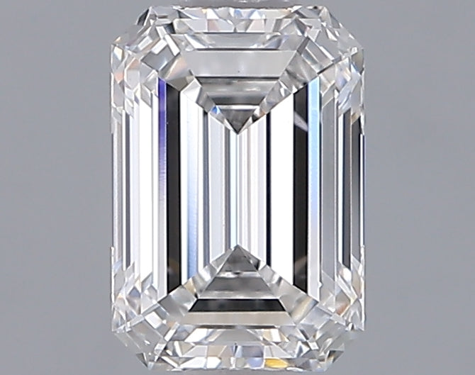 1.28 Carat Emerald Shaped, Ideal Cut, E Color, VS1 Clarity, IGI Certified Lab Grown Diamond
