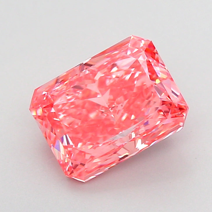 2.05 Carat Radiant Shaped, Excellent Cut, VVS2 Clarity, IGI Certified Lab Grown Diamond