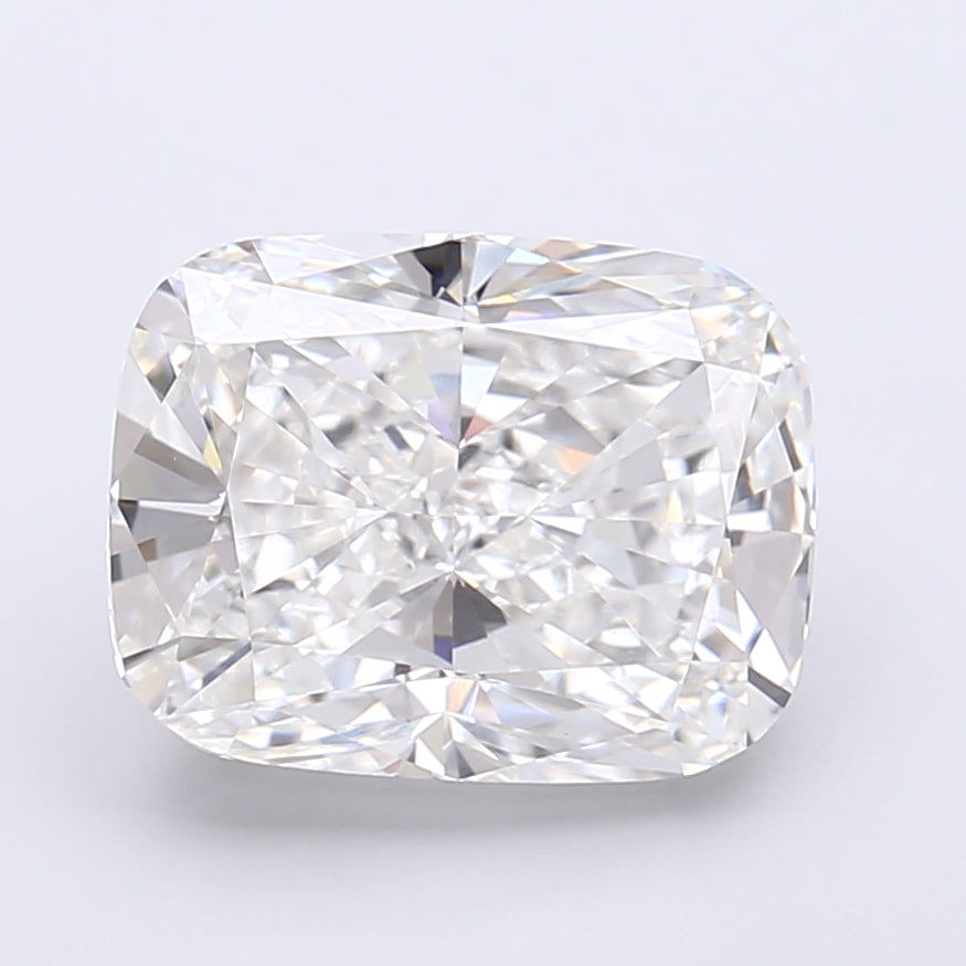 5.43 Carat Cushion Shaped, Very Good Cut, F Color, VVS2 Clarity, IGI Certified Lab Grown Diamond