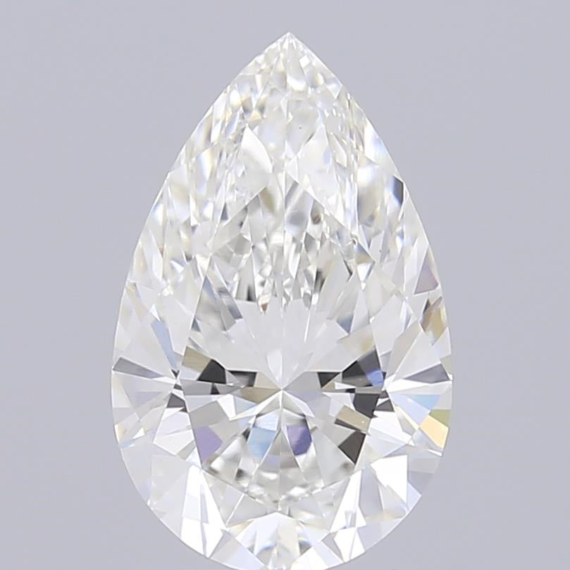 2.09 Carat Pear Shaped, Ideal Cut, F Color, VVS1 Clarity, IGI Certified Lab Grown Diamond