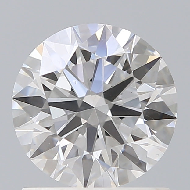 1.12 Carat Round Shaped, Ideal Cut, D Color, VS2 Clarity, IGI Certified Lab Grown Diamond