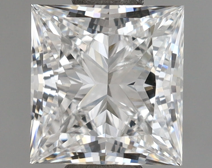 1.02 Carat Princess Shaped, Ideal Cut, E Color, VVS1 Clarity, IGI Certified Lab Grown Diamond