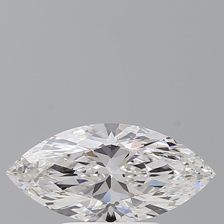1.54 Carat Marquise Shaped, Ideal Cut, E Color, VS2 Clarity, IGI Certified Lab Grown Diamond