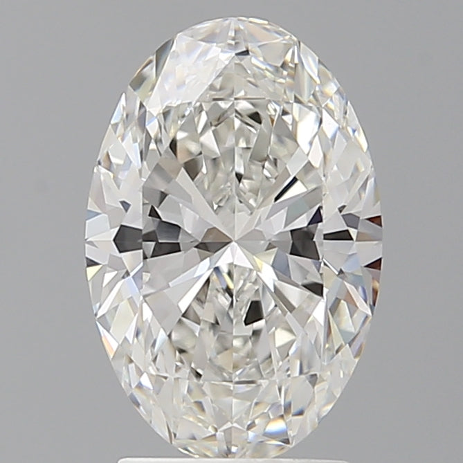 2.53 Carat Oval Shaped, Ideal Cut, E Color, VVS2 Clarity, IGI Certified Lab Grown Diamond