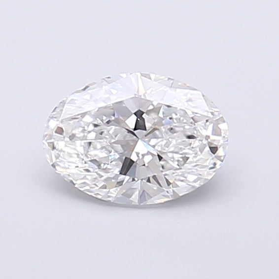 0.61 Carat Oval Shaped, Very Good Cut, D Color, VS1 Clarity, IGI Certified Lab Grown Diamond