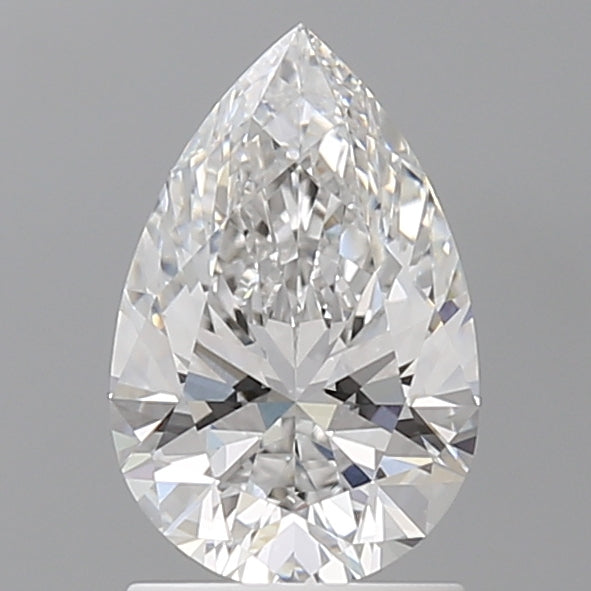 1.53 Carat Pear Shaped, Ideal Cut, E Color, VVS2 Clarity, IGI Certified Lab Grown Diamond