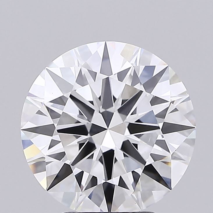 3.72 Carat Round Shaped, Ideal Cut, E Color, VVS2 Clarity, IGI Certified Lab Grown Diamond