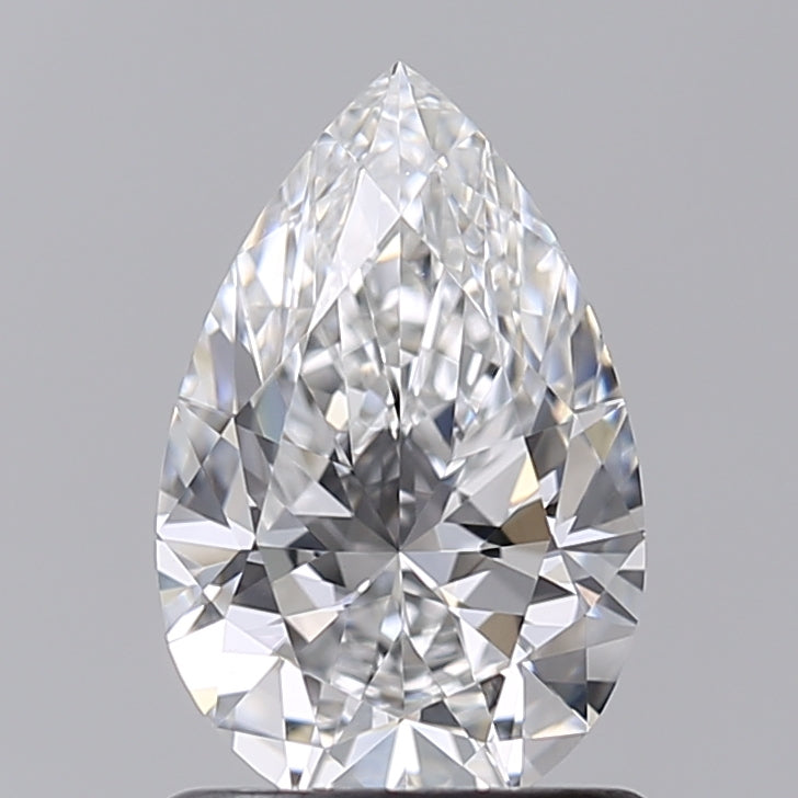 1.02 Carat Pear Shaped, Excellent Cut, E Color, VVS2 Clarity, IGI Certified Lab Grown Diamond